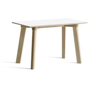 HAY CPH Deux 215 Bench 75x35x45 cm - Untreated Solid Beech/Pearl White Laminate