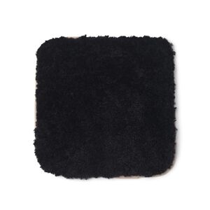 Natures Collection Zero Waste Seat Cover New Zealand Sheepskin Short Wool 35x35 cm - Black