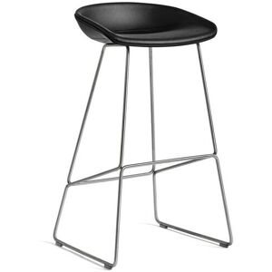 HAY AAS 39 About A Stool Full Upholstery SH: 75 cm - Stainless Steel/Sierra SI1001