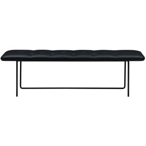 Wendelbo Tip Toe Bench Large L: 155 cm - Black Powder Coated Steel/Parma Col. Black