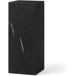 Audo Copenhagen Plinth Pedestal H: 75 cm - Black Marble Marquina