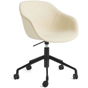 HAY AAC 253 About A Chair H: 79 cm - Black Powder Coated Alu 5 Star Swivel/Gas Lift/Raas 412