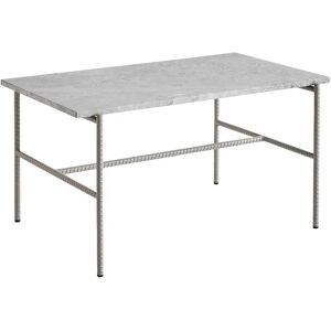 HAY Rebar Coffee Table L: 80 x B: 49 x H: 40,5 cm - Fossil Grey Marble