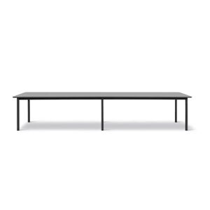 Fredericia 665E Plan Table Modular 100x380 cm - Sort Nanolaminat/Sort