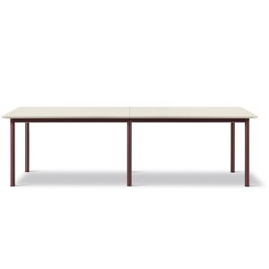 Fredericia 665A Plan Table Modular 100x260 cm - Really Cotton Dream/Bordeaux