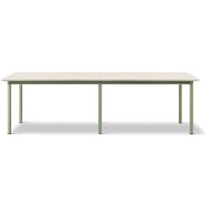 Fredericia 665A Plan Table Modular 100x260 cm - Really Cotton Dream/Modernist Green