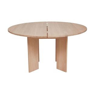 OYOY Living OYOY Kotai Round Dining Table Ø: 140 cm - White-Pigmented Solid Oak