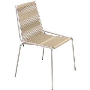 Thorup Copenhagen Noel Chair SH: 46 cm - Stål/Natur