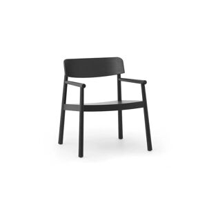 Normann Copenhagen Timb Lounge Armchair SH: 42 cm - Black