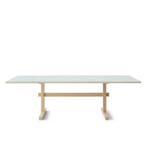 Eberhart Furniture Gaspard Dining Table 240x85 cm - Mint Green/Massive Oak OUTLET