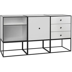 Audo Copenhagen Frame Sideboard Trio 49 147x42 cm - Light Grey