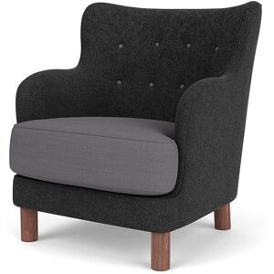 Audo Copenhagen Constance Lounge Chair SH: 43,6 cm - Walnut/Hallingdal 65 173