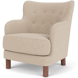 Audo Copenhagen Constance Lounge Chair SH: 43,6 cm - Walnut/Zero 0001