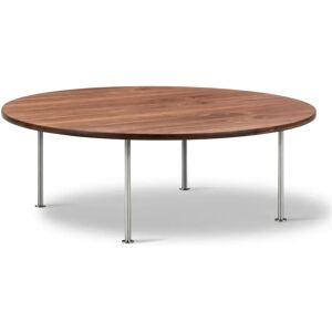 Fredericia Wegner Ox Table Ø: 120 cm H: 41 cm - Stål/Olieret Valnød