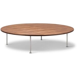 Fredericia Wegner Ox Table Ø: 150 cm H: 35 cm - Stål/Olieret Valnød