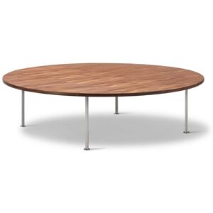 Fredericia Wegner Ox Table Ø: 150 cm H: 41 cm - Stål/Olieret Valnød