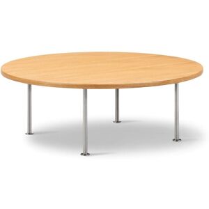 Fredericia Wegner Ox Table Ø: 100 cm H: 35 cm - Stål/Olieret Eg