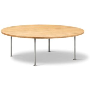 Fredericia Wegner Ox Table Ø: 120 cm H: 41 cm - Stål/Olieret Eg