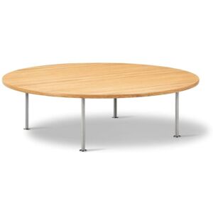 Fredericia Wegner Ox Table Ø: 120 cm H: 35 cm - Stål/Olieret Eg