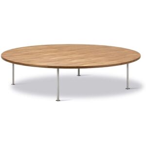 Fredericia Wegner Ox Table Ø: 150 cm H: 35 cm - Stål/Olieret Eg