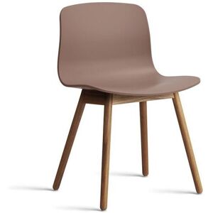 HAY AAC 12 About A Chair SH: 46 - Lacquered Solid Walnut/Soft Brick