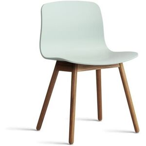 HAY AAC 12 About A Chair SH: 46 - Lacquered Solid Walnut/Dusty Mint