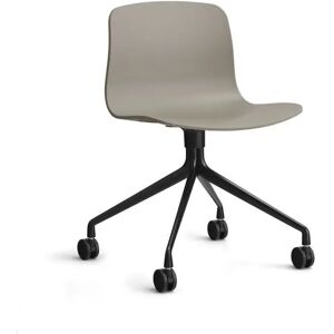 HAY AAC 14 About A Chair SH: 46 cm - Black Powder Coated Aluminium/Khaki