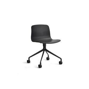 HAY AAC 14 About A Chair SH: 46 cm - Black Powder Coated Aluminium/Black