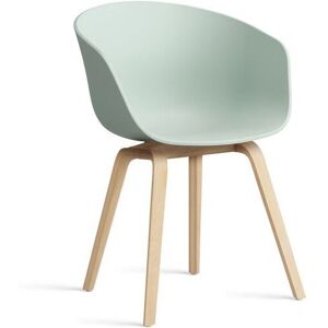 HAY AAC 22 About A Chair SH: 46 cm - Soaped Oak Veneer/Dusty Mint