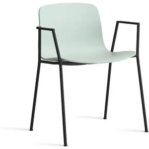 HAY AAC 18 About A Chair SH: 46 cm - Black Powder Coated Steel/Dusty Mint