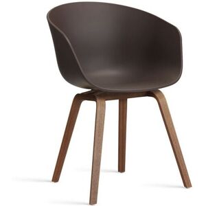 HAY AAC 22 About A Chair SH: 46 cm - Lacquered Solid Walnut/Raisin