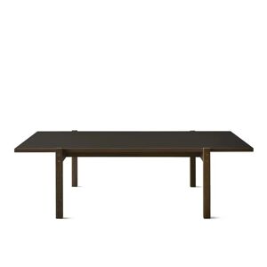 Eberhart Furniture Eugene Sofabord 70x125 cm - Iron Linoleum/Mørk Egetræ