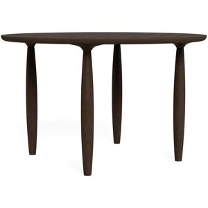 NORR11 Oku Round Dining Table Ø: 120 cm - Dark Smoked Oak