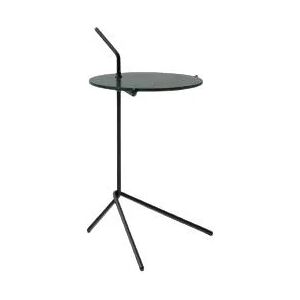 &Tradition Halten SH9 Side Table H: 65,7 cm - Warm Black Steel/Verde Guatemala Marble