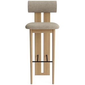 NORR11 Hippo Bar Chair SH: 75 cm - Natural Oak/Barnum 03