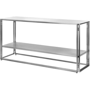 Kristina Dam Studio Foldable Console 60x124 cm - Brushed Stainless Steel