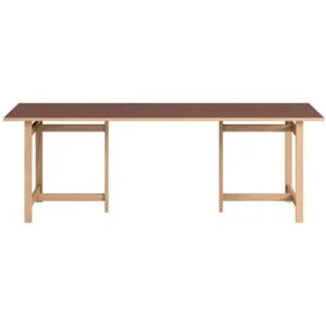 Moebe Rectangular Dining Table 220x90 cm - Burgundy