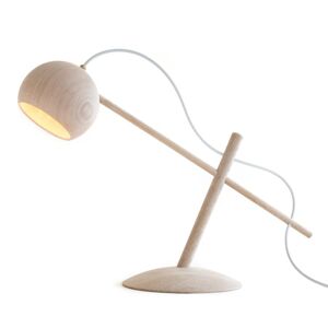 Brdr. Krüger Lune Bordlampe H: 40 cm - Hvidolieret Eg