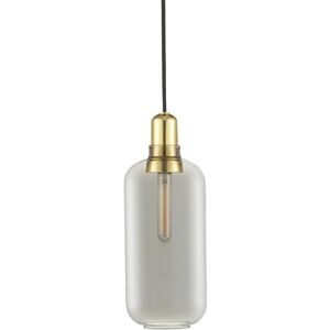 Normann Copenhagen Amp Pendel Large H: 26cm - Smoke/Messing