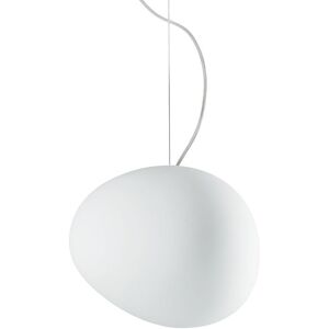 Foscarini Gregg Pendel Medium LED Retrofit H: 26cm - Hvid