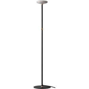 Shade ØS1 Floor Lamp - excl. Node H:100 cm - Messing/Sort