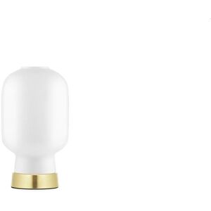 Normann Copenhagen Amp Bordlampe H: 26,5cm - Hvid/Messing