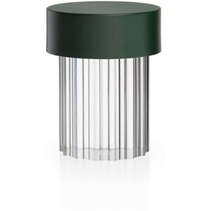 FLOS Last Order Fluted Lamp H: 14 cm - Matt Green