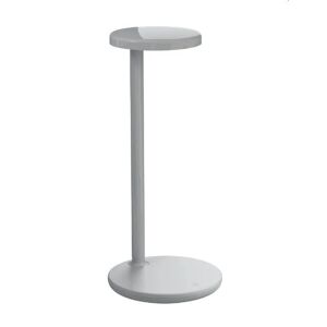 FLOS Oblique QI Bordlampe H: 35cm - Gloss Grey