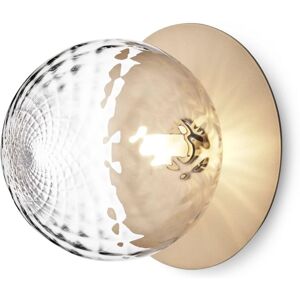 Nuura Liila 1 Large Væg-/loftlampe Ø: 24,5cm - Nordic Gold/Optic Clear OUTLET