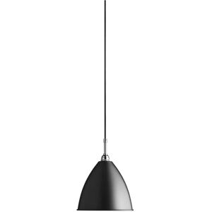 GUBI Bestlite BL9 Pendant Ø:21 cm M Chrome Base - Black skærm