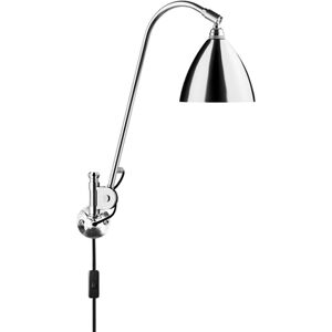 GUBI Bestlite BL6 Wall Lamp Ø:16 cm Chrome Base - Chrome skærm