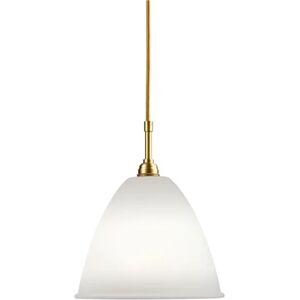 GUBI Bestlite BL9 Pendant Ø:21 cm M Brass base - Bone China skærm