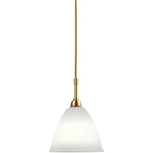 GUBI Bestlite BL9 Pendant Ø:16 cm Brass base - Bone China skærm