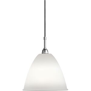 GUBI Bestlite BL9 Pendant Ø:21 cm M Chrome Base - Bone China skærm